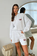 Studio leisure marl grey bubble printed shorts